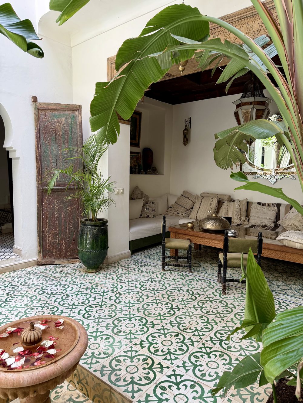 Un riad traditionnel dans la médina de Marrakech